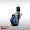 Service Caster 3'' SS Blue Poly Wheel Swivel 1-5/8'' Expanding Stem Caster SCC-SSEX20S314-PPUB-BLUE-158 - alternate 3